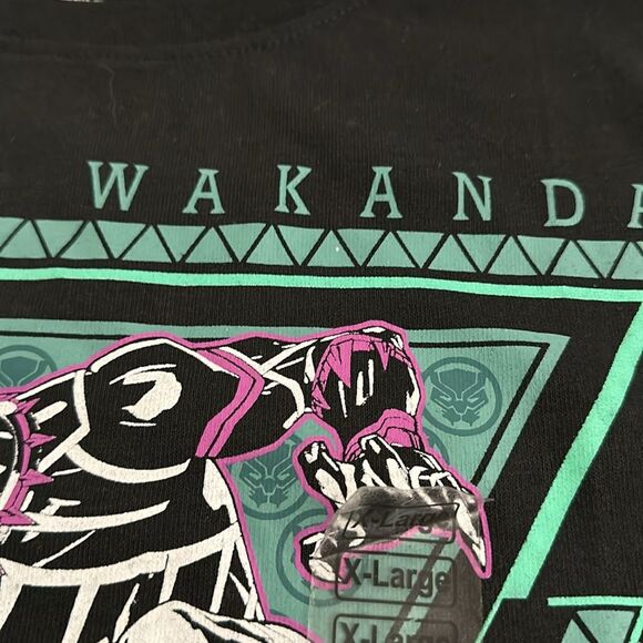 Marvel Black Panther Black Tee xl NWT - Picture 4 of 9